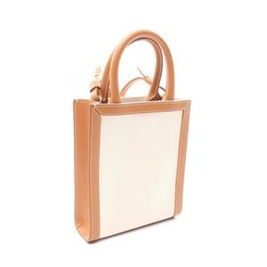 Celine Handbag Mini Brown Leather Ivory
